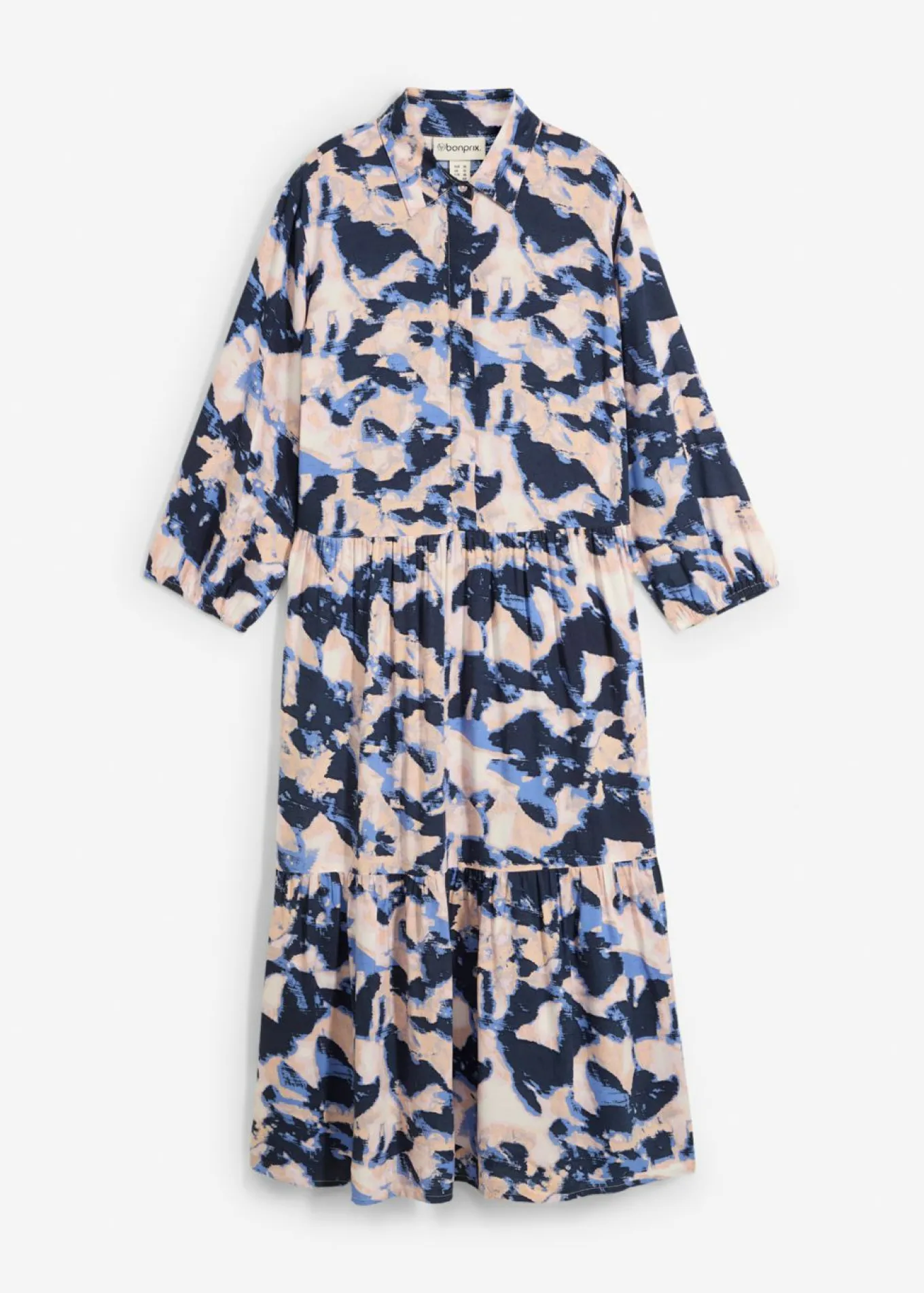 Vestido tipo túnica de viscosa fluida