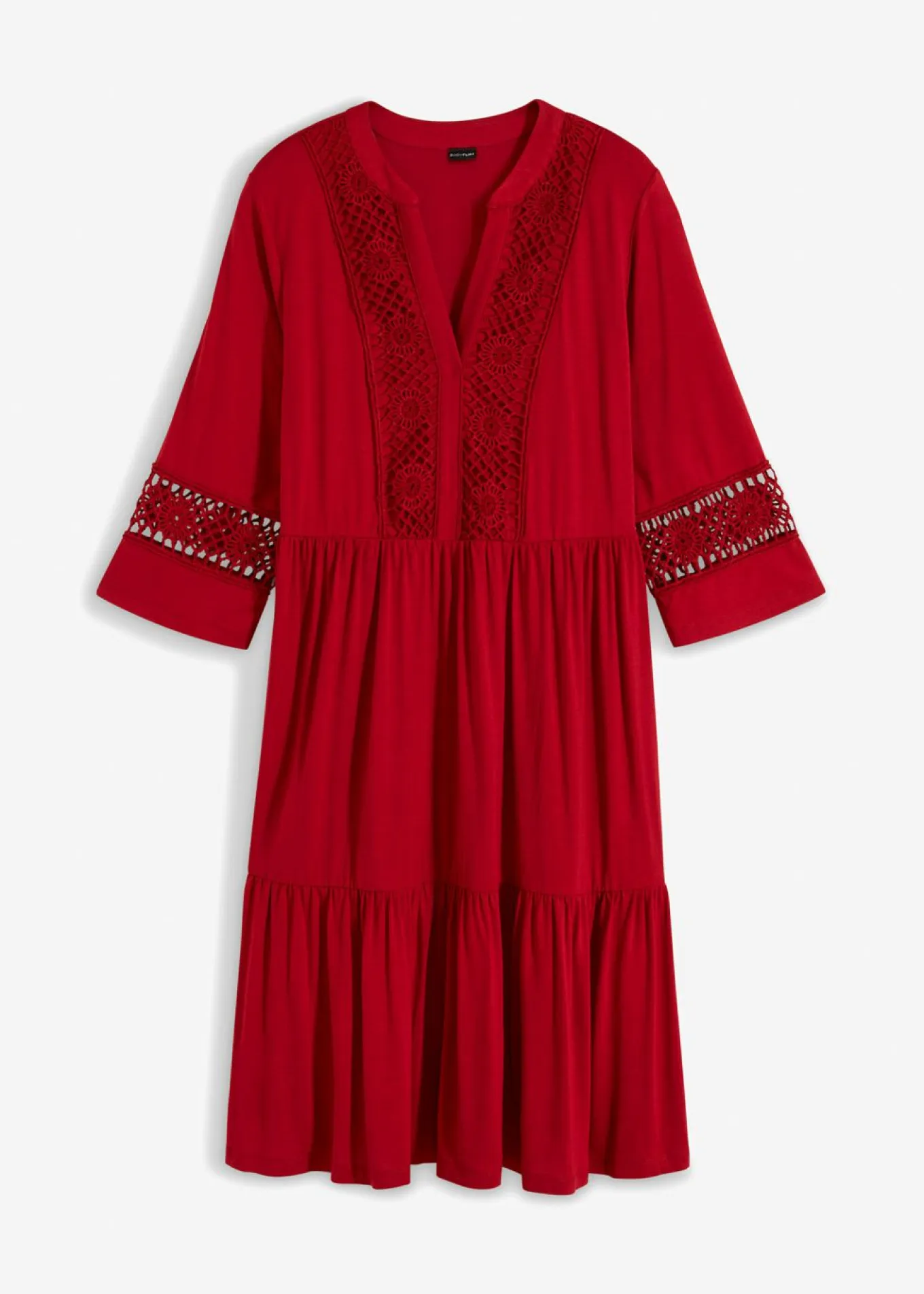 Vestido tipo túnica de viscosa suave