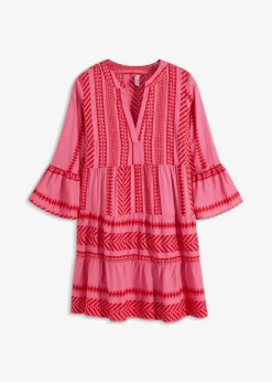 Vestido tipo túnica de viscosa fluida