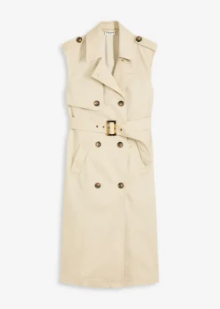 Vestido trench con cinturón (2 piezas)