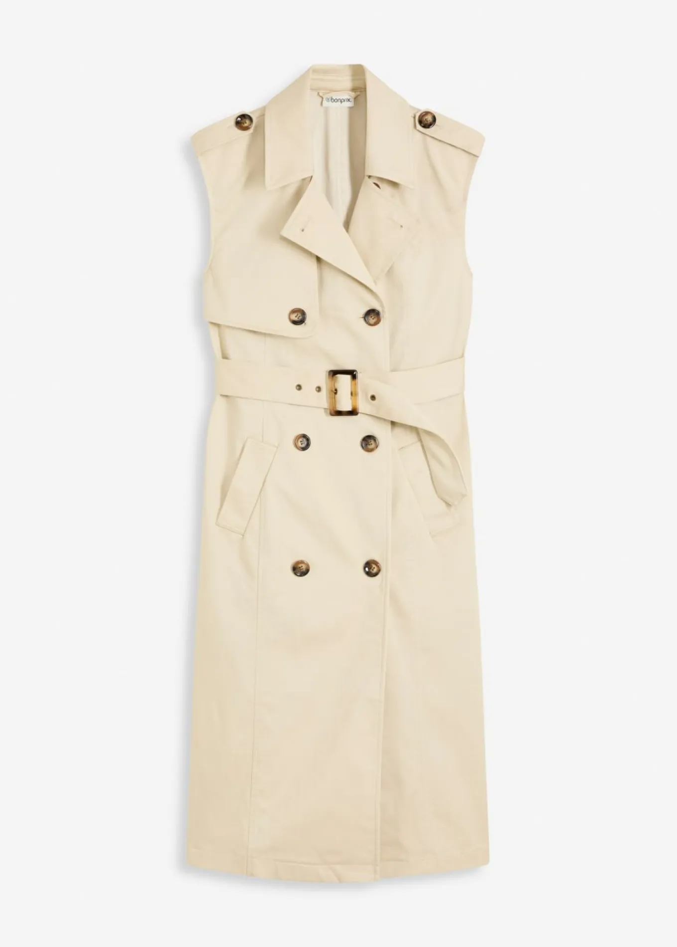 Vestido trench con cinturón (2 piezas)