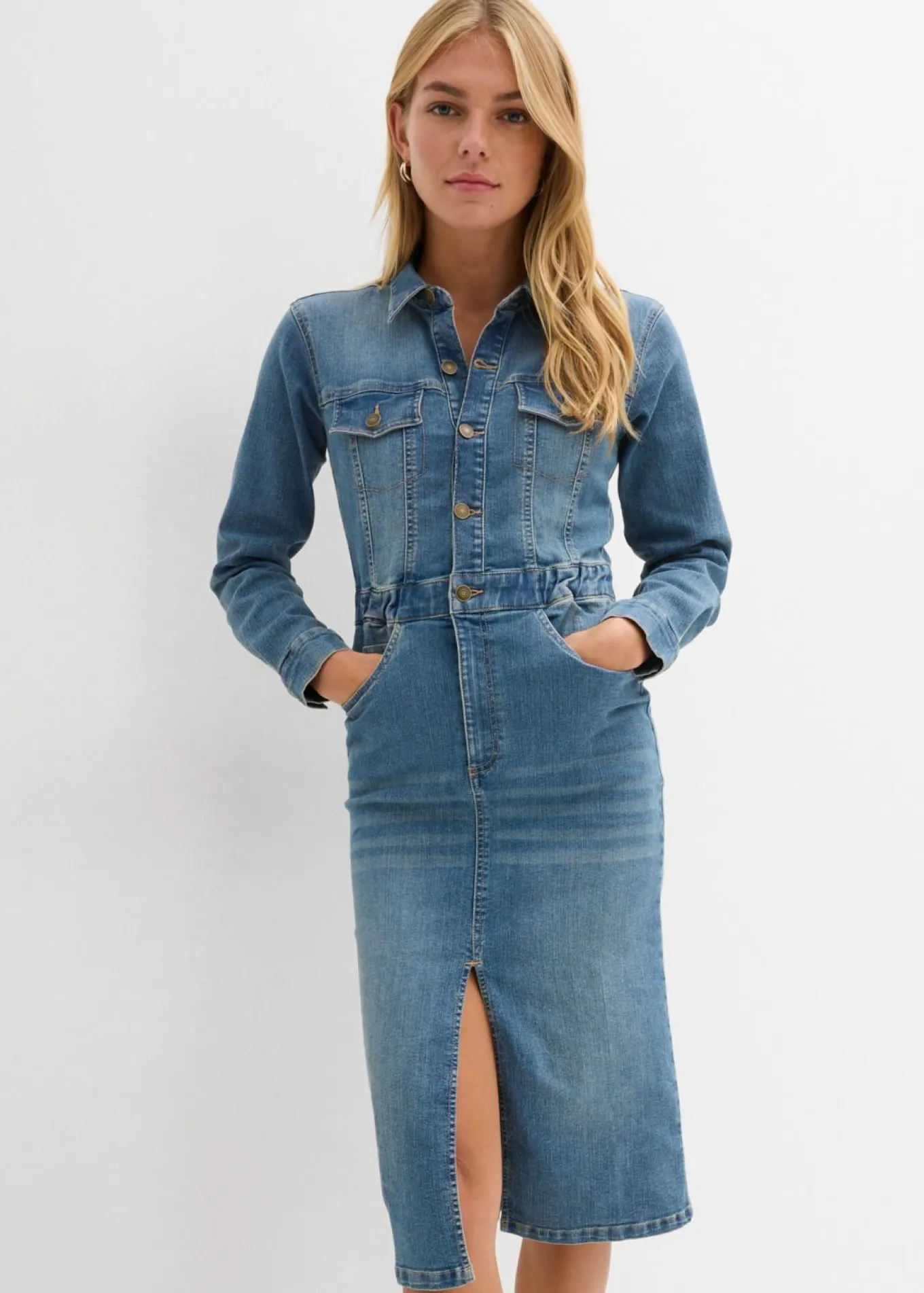 Vestido vaquero con algodón orgánico