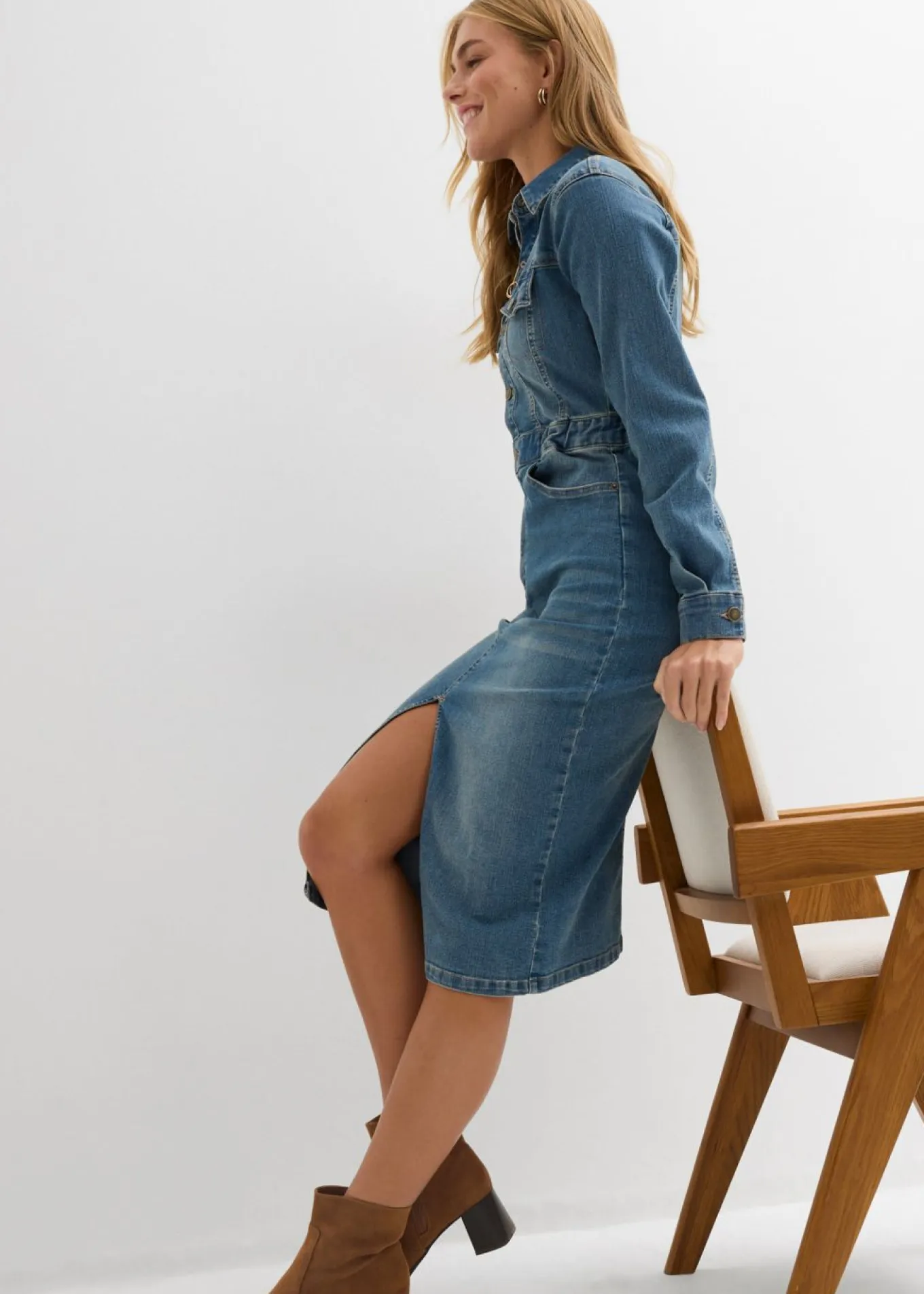Vestido vaquero con algodón orgánico