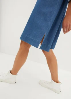 Vestido vaquero con bordado