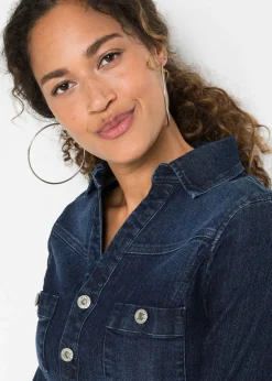 Vestido vaquero con cinturón