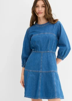 Vestido vaquero de algodón puro