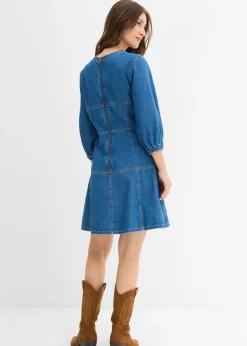 Vestido vaquero de algodón puro