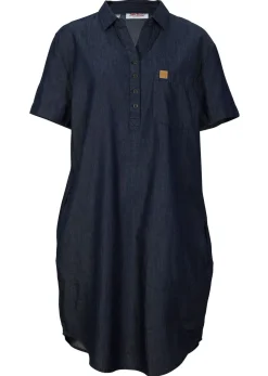 Vestido vaquero de manga corta
