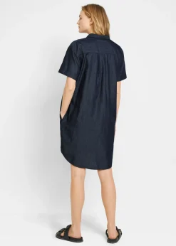 Vestido vaquero de manga corta