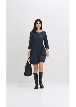 Vestido vaquero elástico