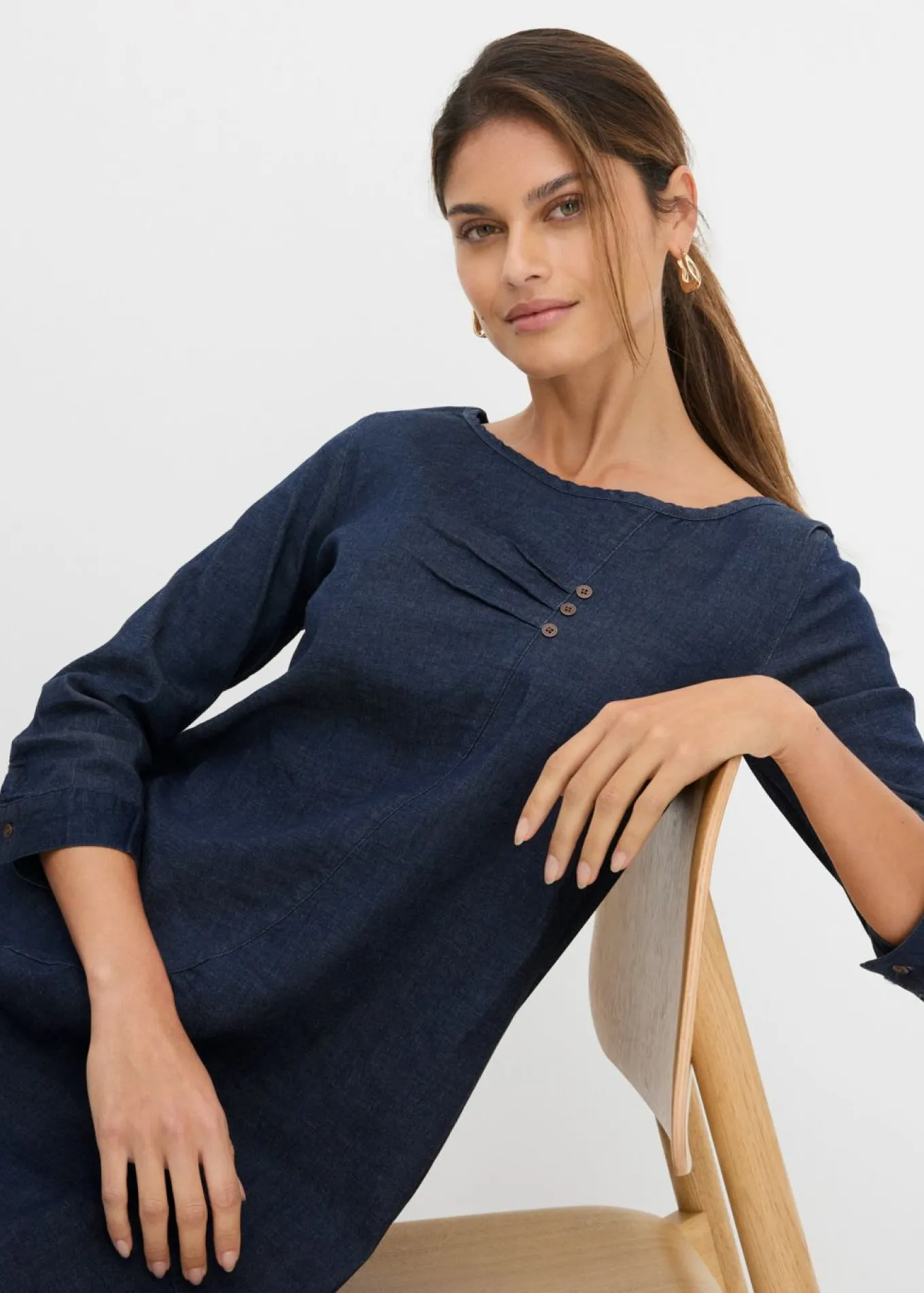 Vestido vaquero elástico