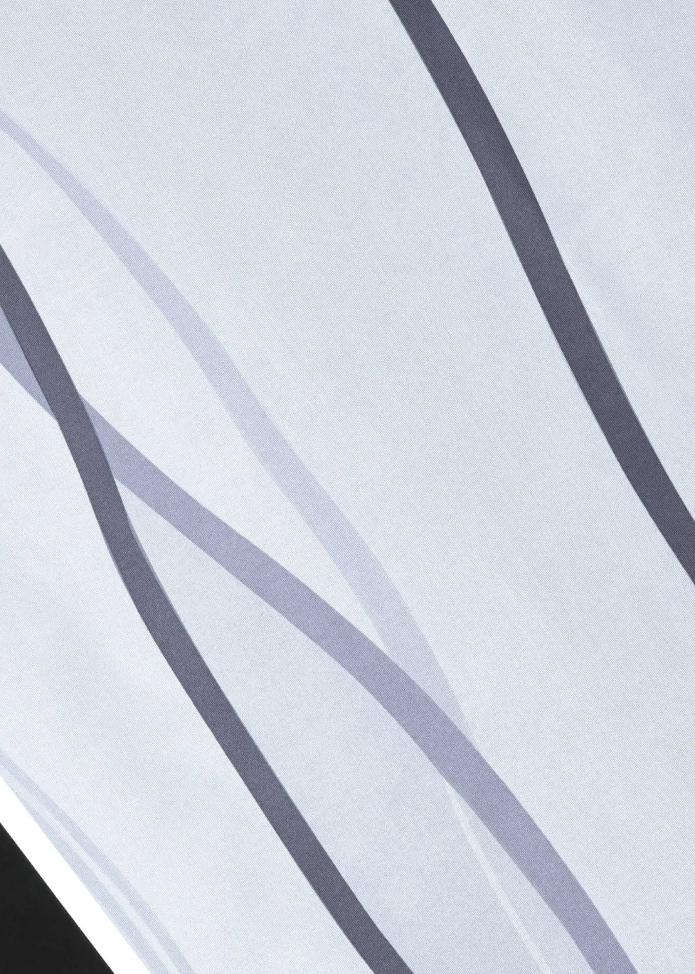 Visillo transparente con estampado de ondas (juego de 2 piezas)