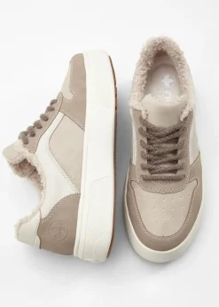 Zapatillas con plataforma cómodas y forradas de Rieker