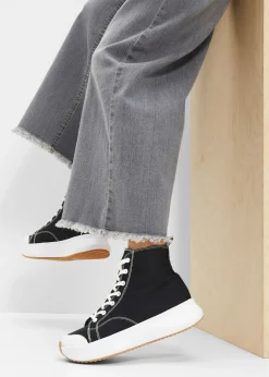 Zapatillas deportivas altas con plataforma