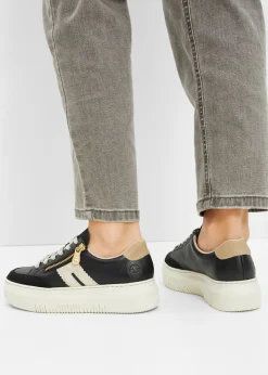 Zapatillas deportivas cómodas de Rieker de piel con plataforma