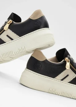 Zapatillas deportivas cómodas de Rieker de piel con plataforma