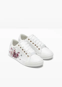 Zapatillas deportivas con estampado de flores