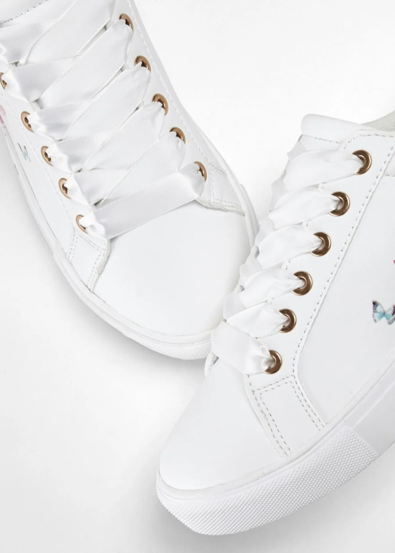 Zapatillas deportivas con estampado de flores