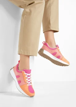 Zapatillas deportivas con inserto de malla