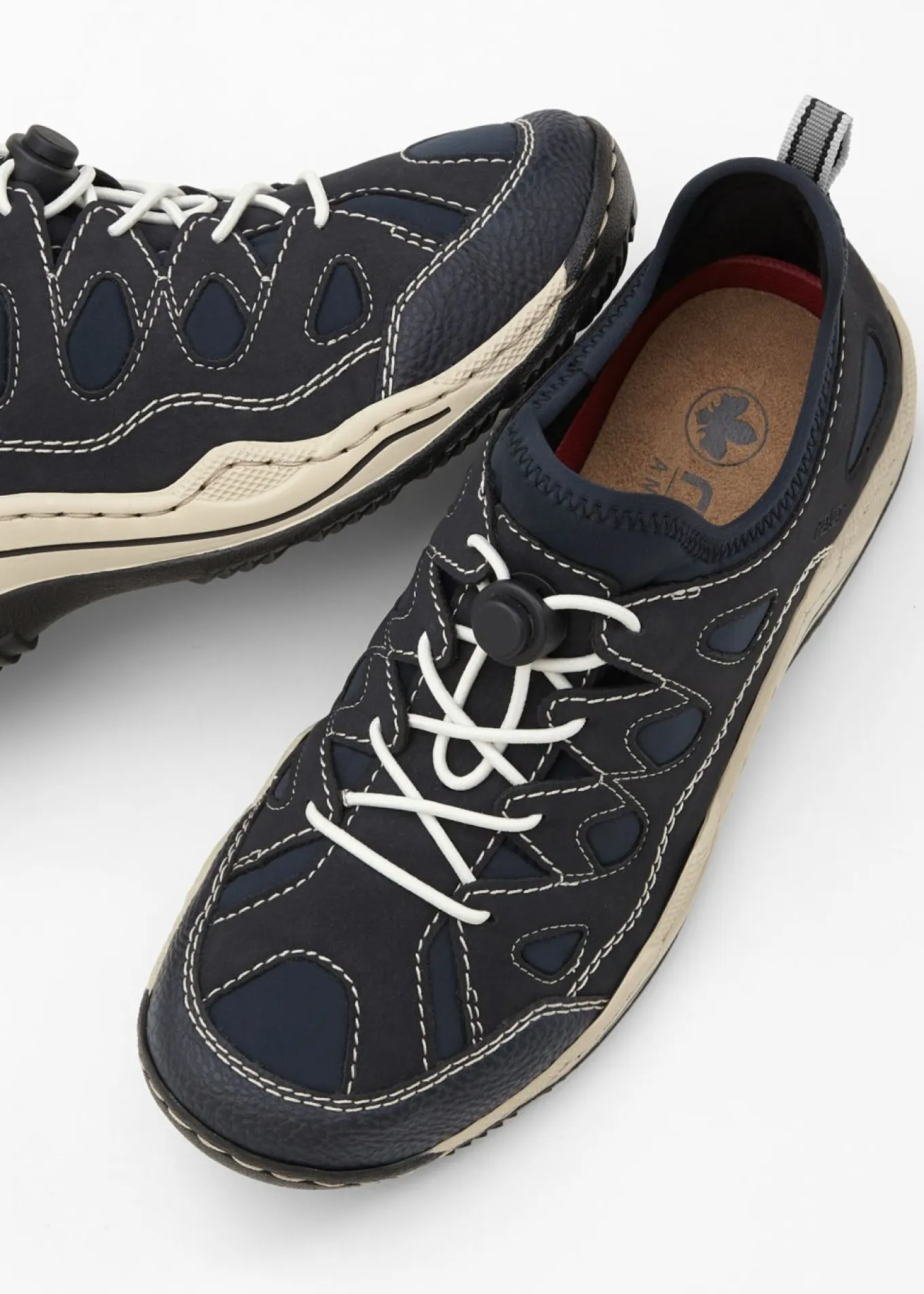 Zapatillas deportivas sin cordones de Rieker con suela ligera