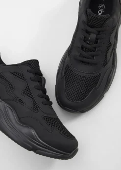 Zapatillas deportivas tipo chunky con inserto de malla
