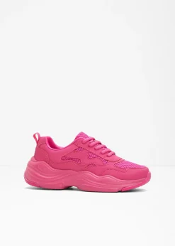 Zapatillas deportivas tipo chunky con inserto de malla