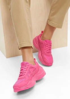 Zapatillas deportivas tipo chunky con inserto de malla