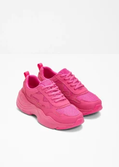 Zapatillas deportivas tipo chunky con inserto de malla