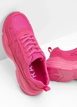 Zapatillas deportivas tipo chunky con inserto de malla