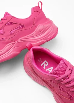 Zapatillas deportivas tipo chunky con inserto de malla