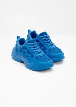 Zapatillas deportivas tipo chunky con inserto de malla