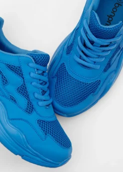 Zapatillas deportivas tipo chunky con inserto de malla