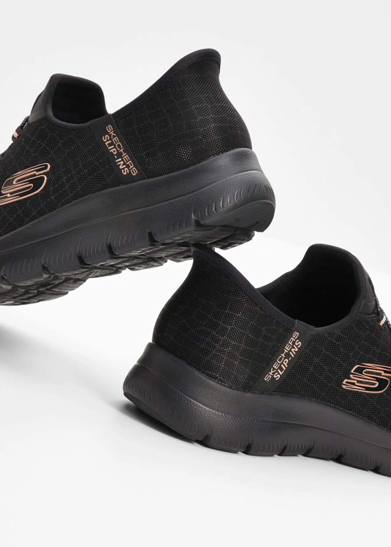 Zapatillas sin cordones de Skechers con espuma viscoelástica
