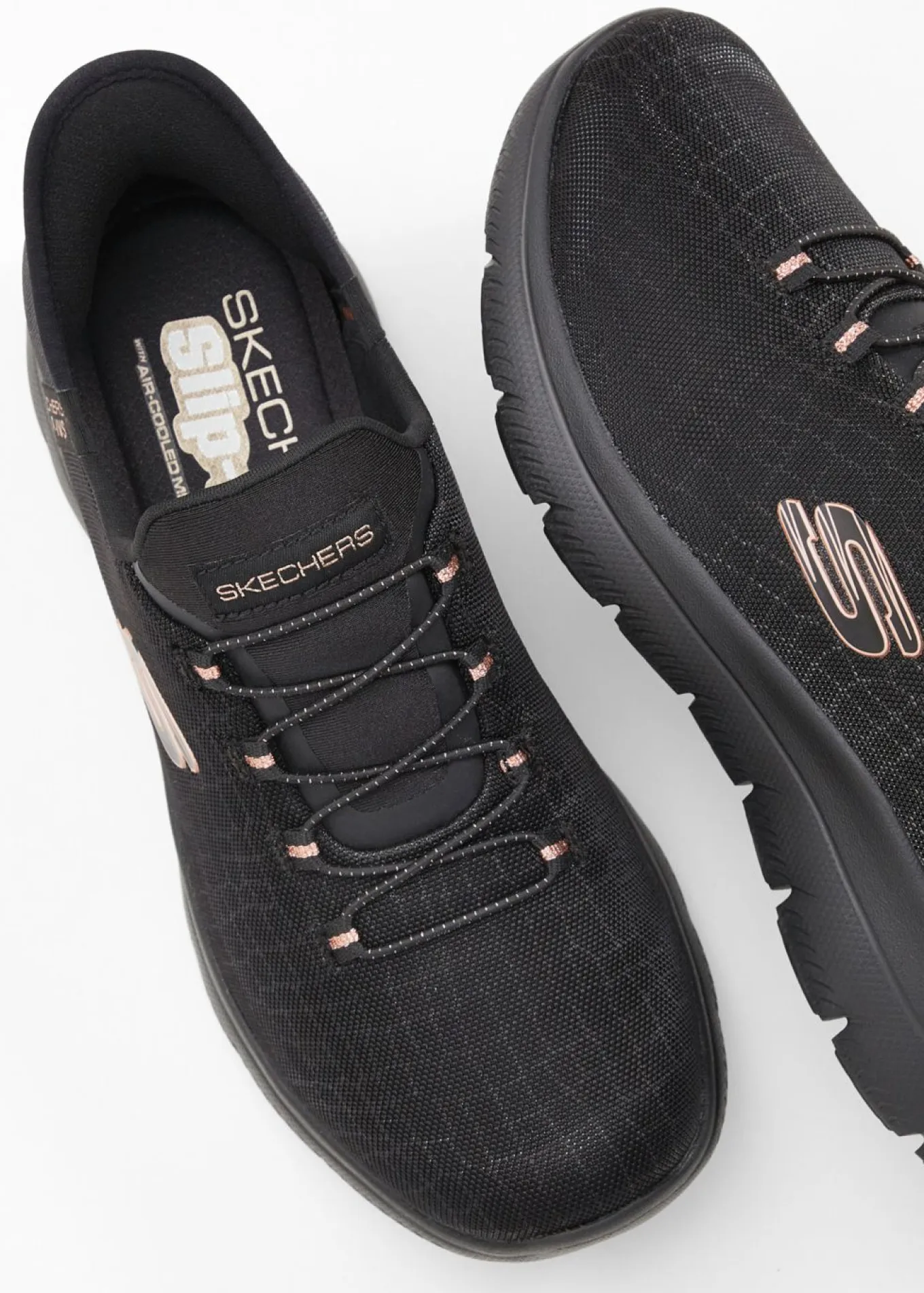 Zapatillas sin cordones de Skechers con espuma viscoelástica