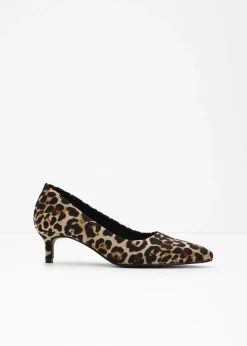 Zapatos de salón con aspecto animal