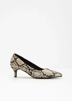 Zapatos de salón con aspecto animal