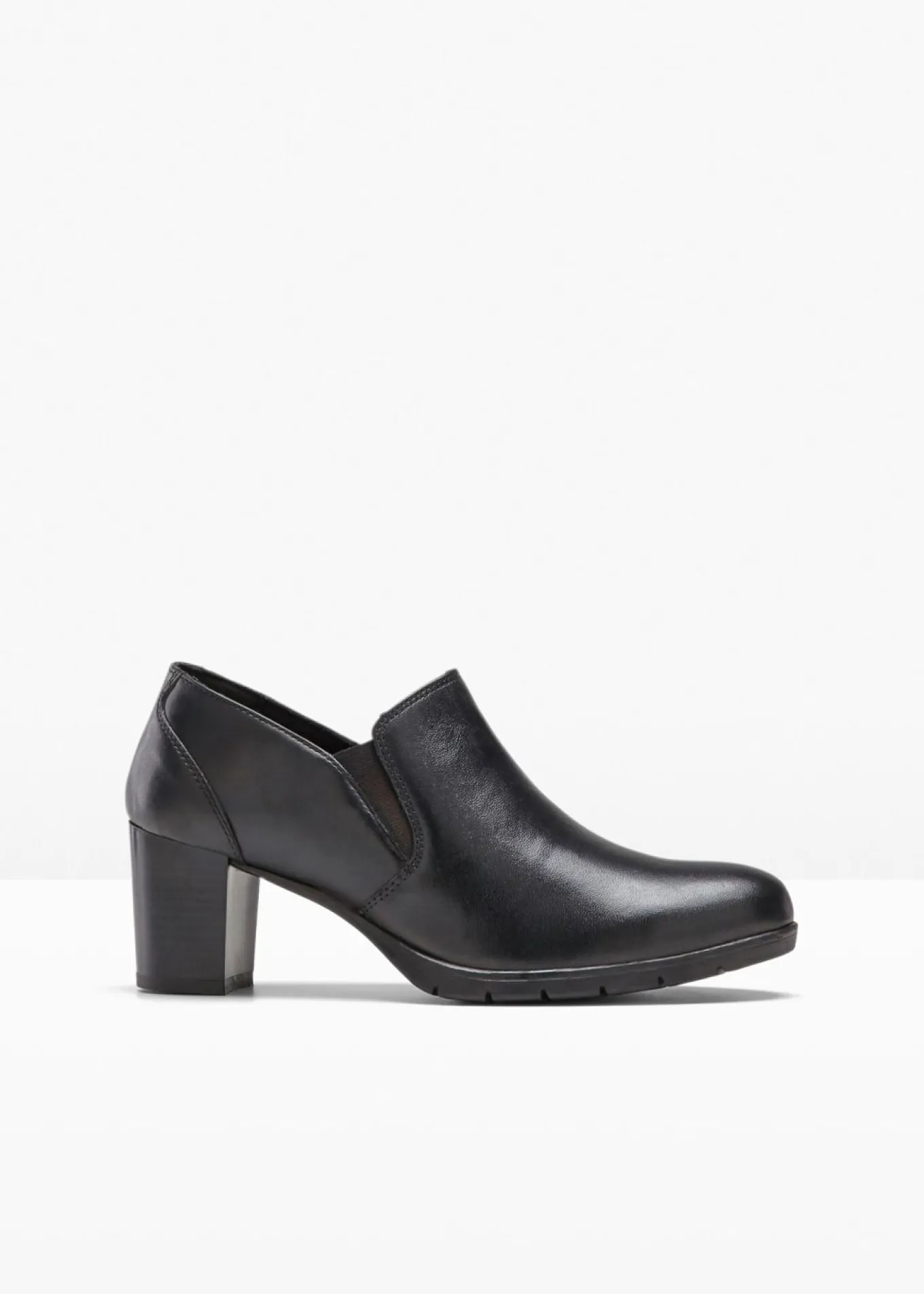 Zapatos de tacón cerrados de piel