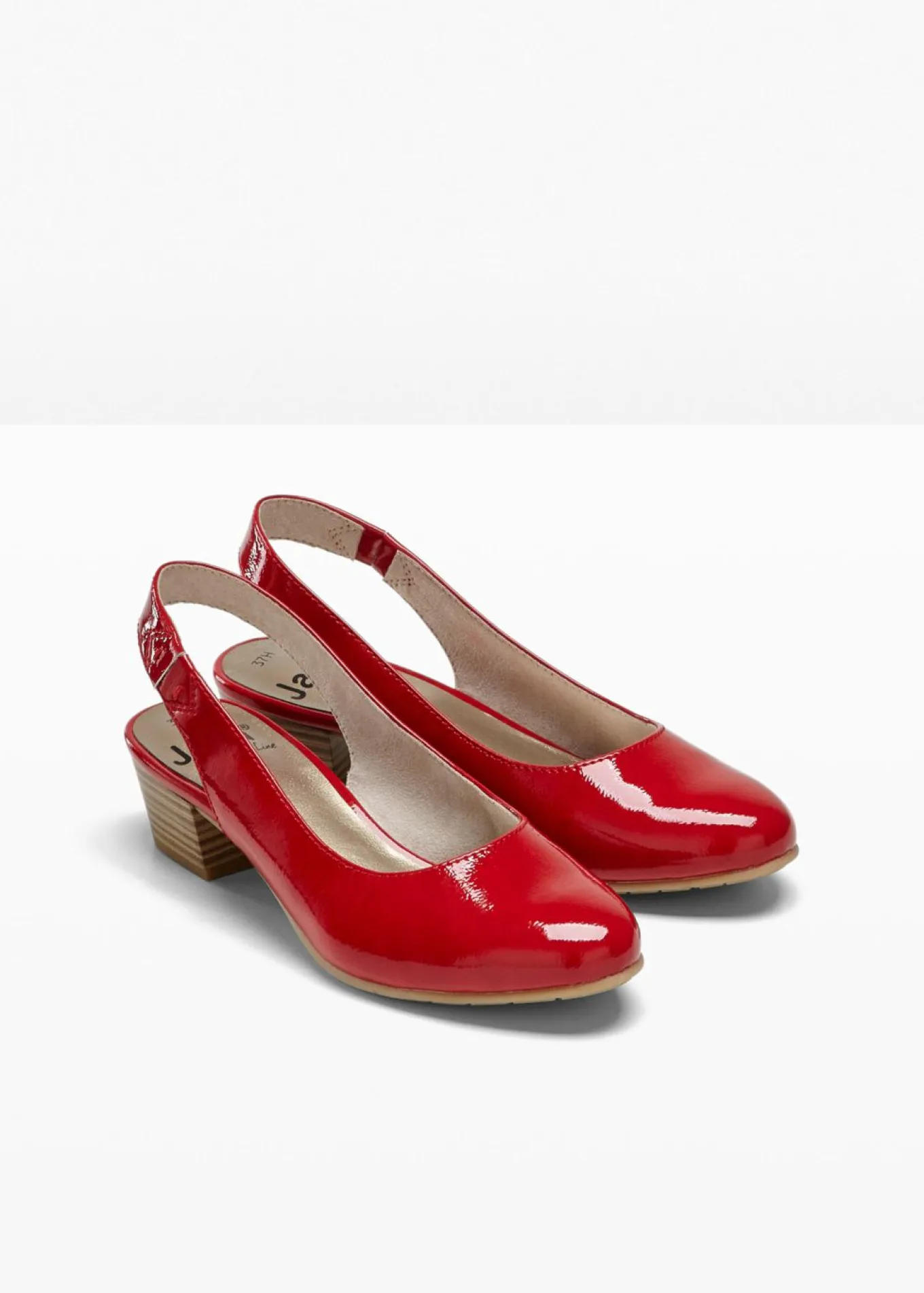 Zapatos de tacón con el talón al descubierto Jana de ancho cómodo