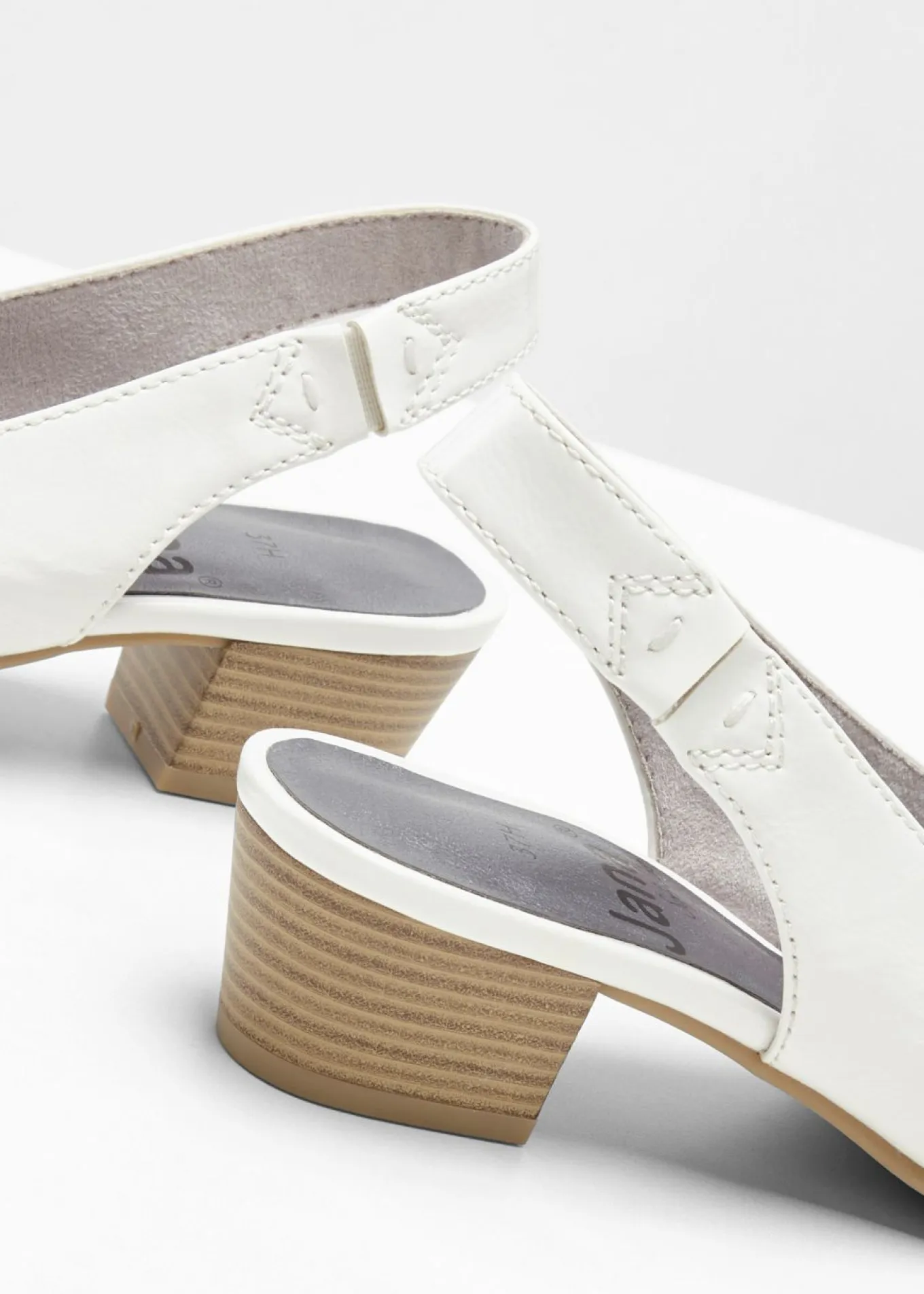 Zapatos de tacón con el talón al descubierto Jana de ancho cómodo