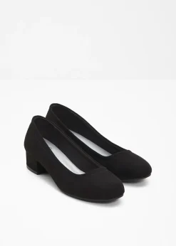 Zapatos de tacón con tacón ancho