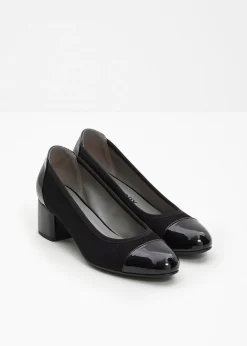 Zapatos de tacón con tacón ancho