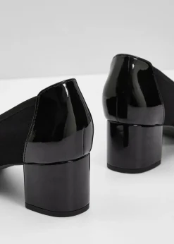 Zapatos de tacón con tacón ancho