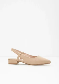 Zapatos de tacón con talón al descubierto
