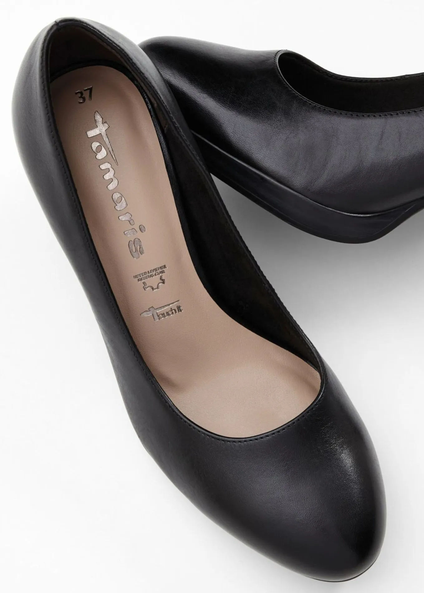 Zapatos de tacón de piel de Tamaris